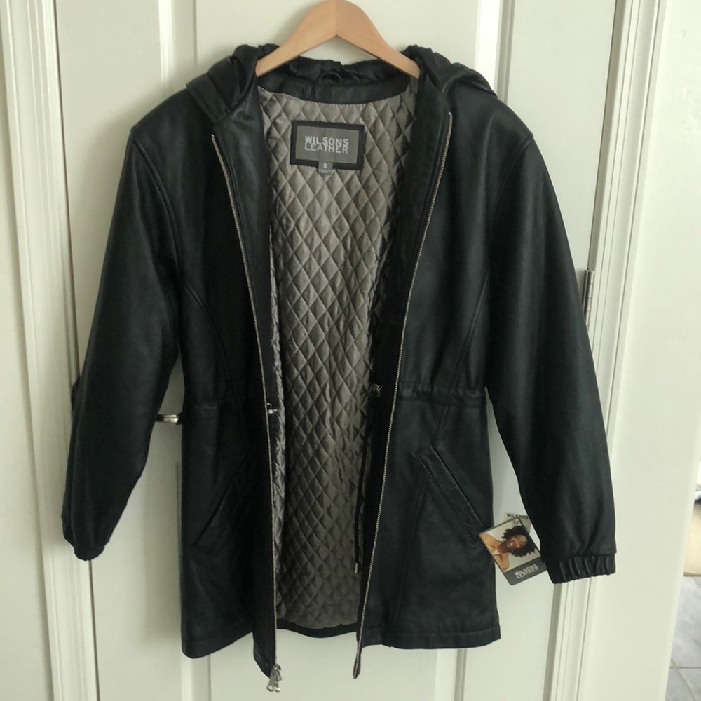 Wilson’s Leather Trench coat